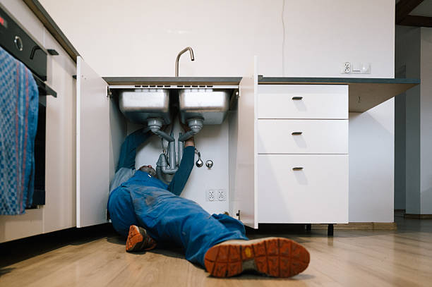 Professional Plumbing technician working in Hobart, WI